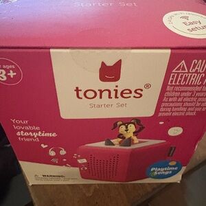Tonies Pink Starter Set— Brand New in Box
